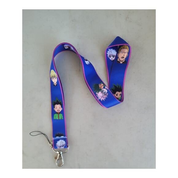 Japanese Anime Hunter X Hunter Neck Lanyard & Clip purple Fabric One Size Unisex - Picture 1 of 6